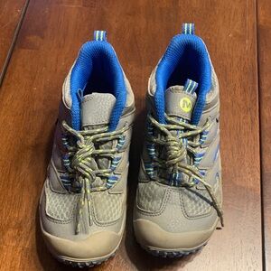 Merrell Kids low rise boots in Gray and Blue